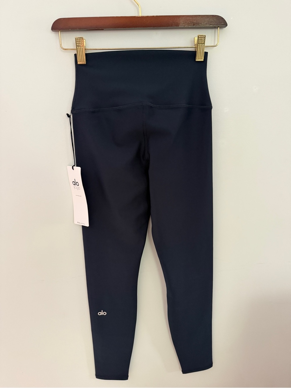 Alo High-Waist Airlift leggings Navy 7/8 NWT Size S